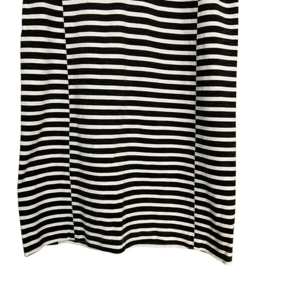 J Crew Striped Ponte Shift Knee Length Short Sleeve Dress Small - Picture 4 of 12